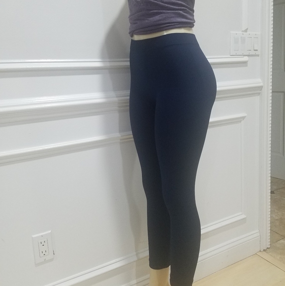 White Mark Pants - Navy soft Legging